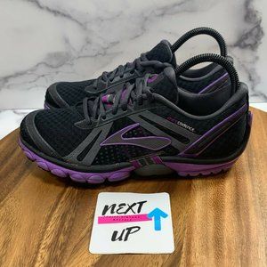 Brooks Pure Cadence Black Purple Women's Comfort Running Shoes Sneakers size 8.5